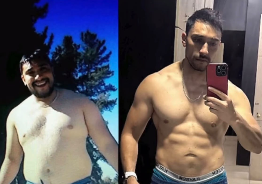 Mario Espinosa en su fotografía de transformación